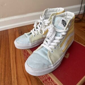 Pastel hi sk8 vans